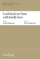 Look Back on Time with Kindly Eyes SATB choral sheet music cover